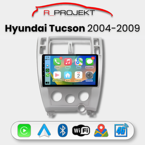 Head Unit Android Auto Carplay Hyundai Tucson 2004-2009