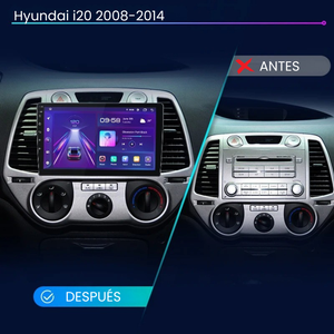 Pantalla Android Auto Carplay Hyundai i20 2008-2014