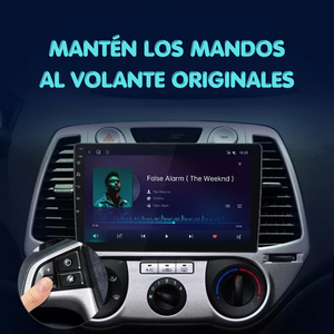 Pantalla Android Auto Carplay Hyundai i20 2008-2014