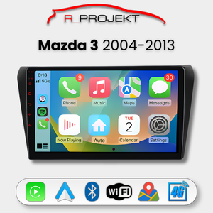 Android Auto Carplay Head Unit Mazda 3 2004-2013
