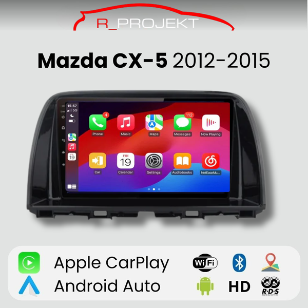 Autoradio Android Auto Carplay Mazda CX-5 2012-2015