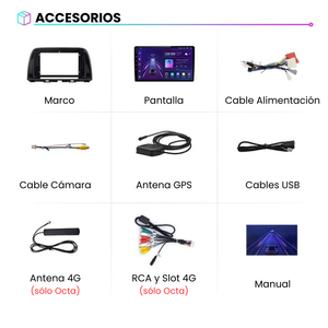 Autoradio Android Auto Carplay Mazda CX-5 2012-2015