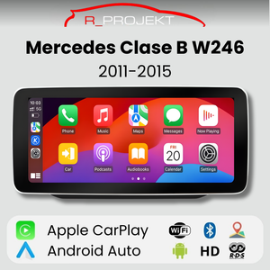 Pantalla Android Auto Carplay Mercedes Clase B W246 2011-2015