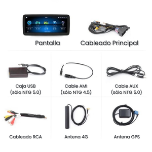 Pantalla Android Auto Carplay Mercedes Clase CLS W218 2009-2018