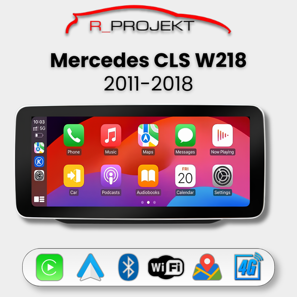 Pantalla Android Auto Carplay Mercedes Clase CLS W218 2011-2018