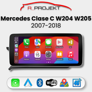 Pantalla Android Auto Carplay Mercedes Clase C W204 W205 S204 S205 C204 C205 2007-2018