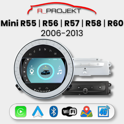 Pantalla Android Auto Carplay Mini Cooper | Clubman | Countryman R55 R56 R57 R58 R60 2006-2013