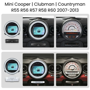Autoradio Android Auto Carplay Mini Cooper | Clubman | Countryman R55 R56 R57 R58 R60 2006-2013