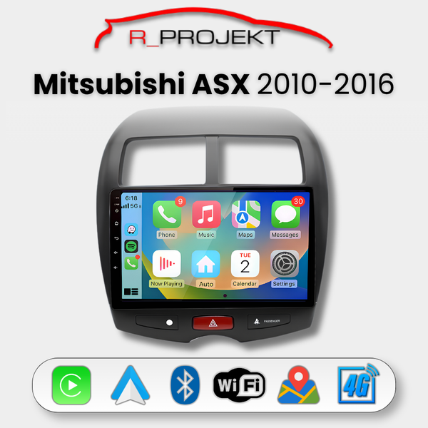 Pantalla Android Auto Carplay Mitsubishi ASX 1 2010-2016