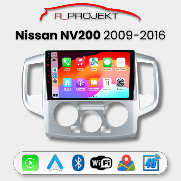 Autoradio Android Auto Carplay Nissan NV200 2009-2016