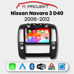 Autoradio Android Auto Carplay Nissan Navara 3 D40 2006-2012