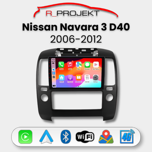 Autoradio Android Auto Carplay Nissan Navara 3 D40 2006-2012