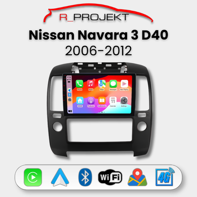 Autoradio Android Auto Carplay Nissan Navara 3 D40 2006-2012