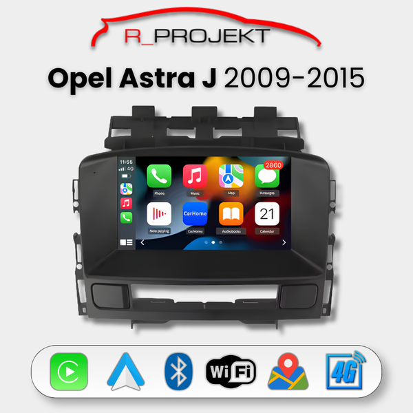 Android Auto Carplay Head Unit Opel Astra J 2009-2015