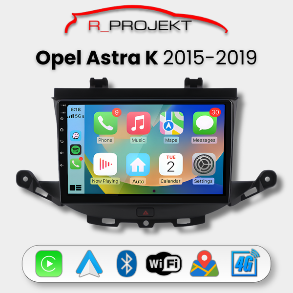 Android Auto Carplay Head Unit Opel Astra K 2015-2019