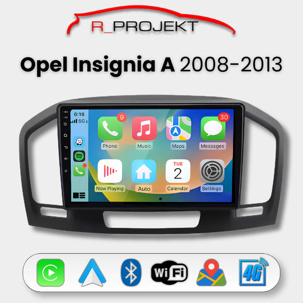 Android Auto Carplay Head Unit Opel Insignia A 2008-2013
