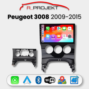 Android Auto Carplay Head Unit Peugeot 3008 2009-2015