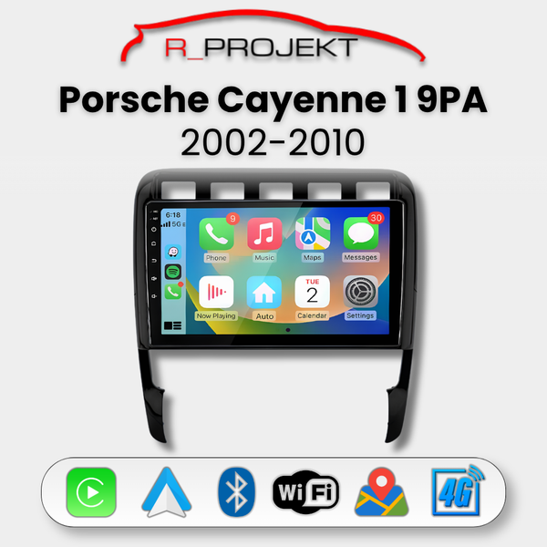 Head Unit Android Auto Carplay Porsche Cayenne 1 9PA 2002-2010