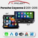 Android Auto Carplay Head Unit Porsche Cayenne 2 2011-2016