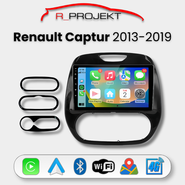 Android Auto Carplay Head Unit Renault Captur 2013-2019