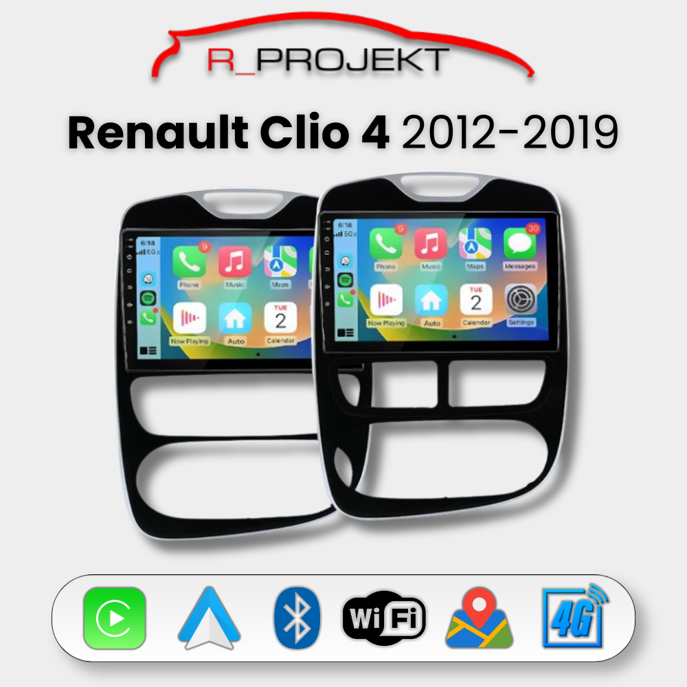 Android Auto Carplay Head Unit Renault Clio 4 2012-2019