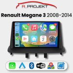 Android Auto Carplay Head Unit Renault Megane 3 Fluence 2008-2014