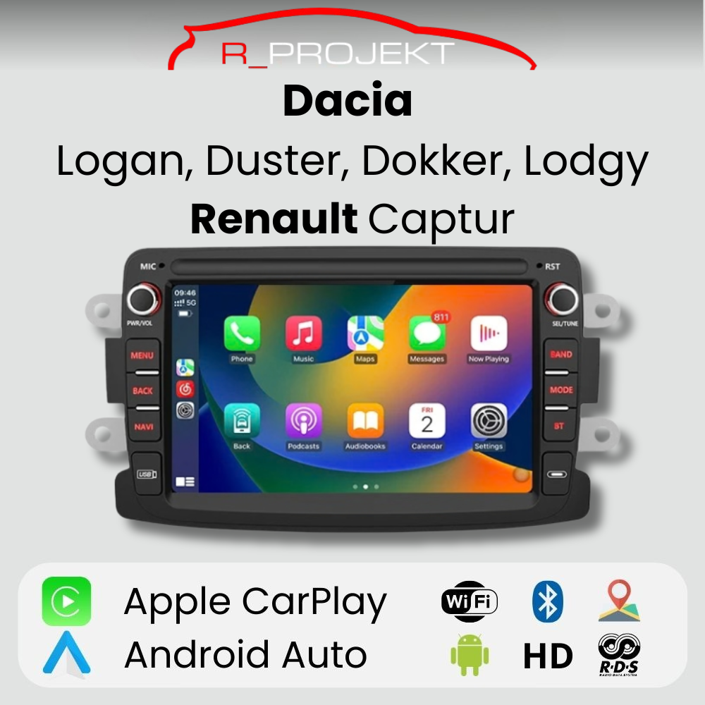 Android Auto Carplay Renault & Dacia Head Unit