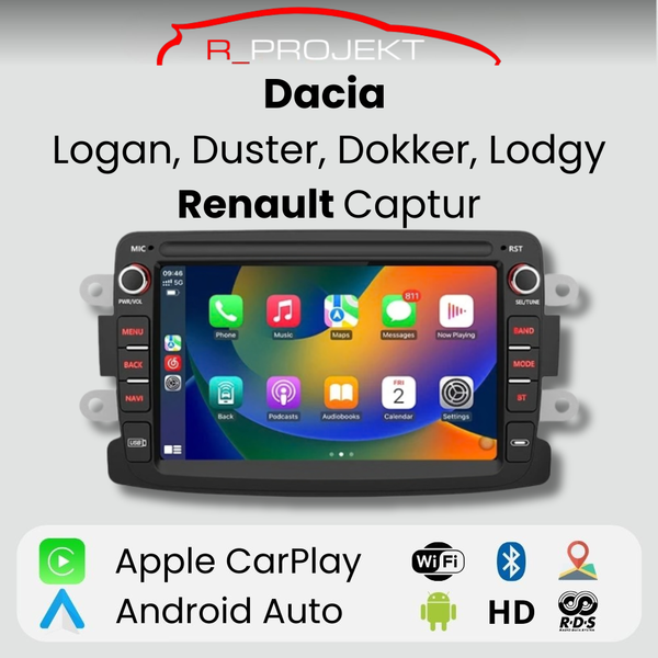 Android Auto Carplay Renault & Dacia Head Unit
