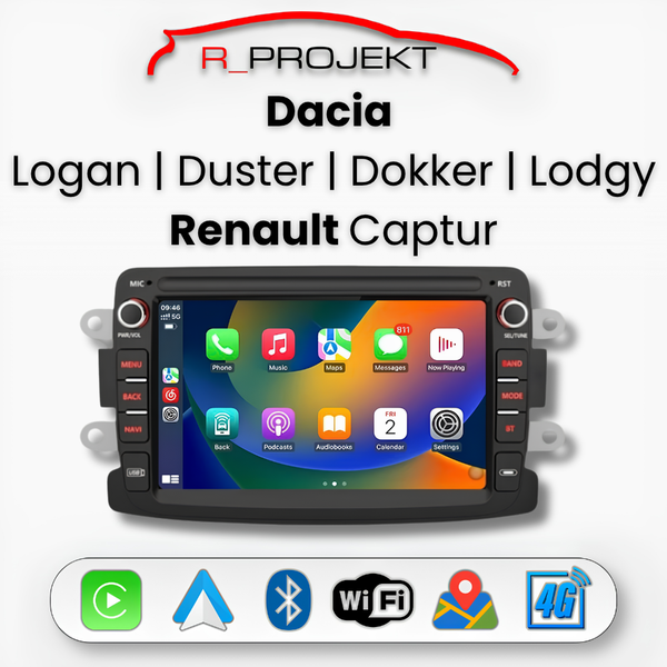 Android Auto Carplay Head Unit Renault and Dacia