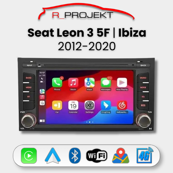 Pantalla Android Auto Carplay Seat Leon MK3 5F Ibiza 2012-2020
