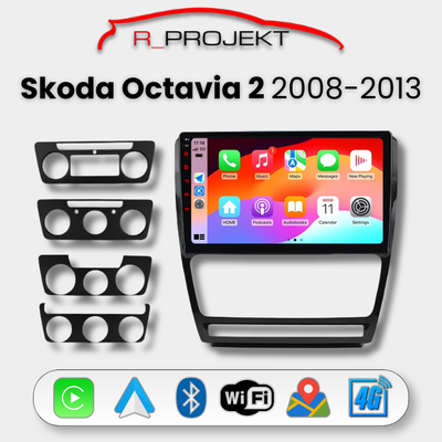 Autoradio Android Auto Carplay Skoda Octavia 2 2008-2013