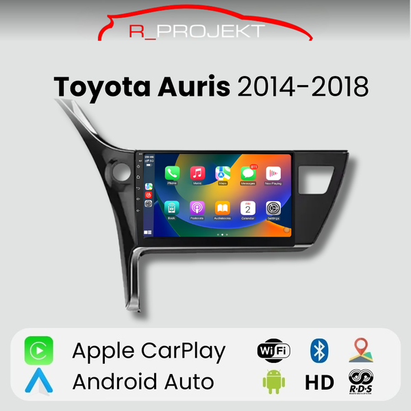 Autoradio Android Auto Carplay Toyota Auris 2014-2018