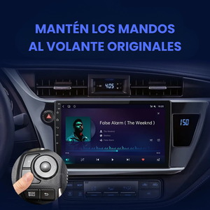 Pantalla Android Auto Carplay Toyota Auris 2014-2018