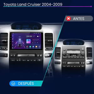 Pantalla Android Auto Carplay Toyota Land Cruiser 2004-2009