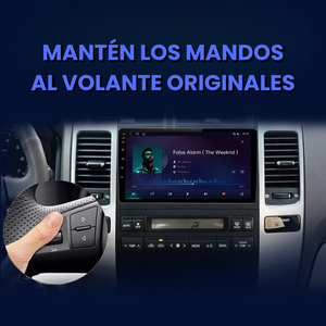 Pantalla Android Auto Carplay Toyota Land Cruiser 2004-2009