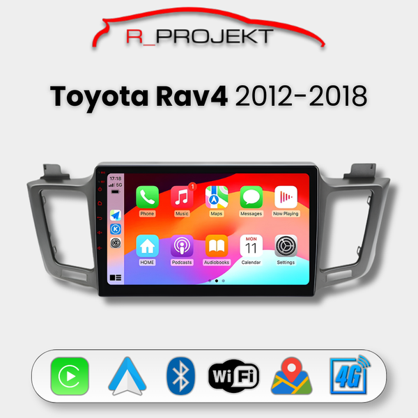 Pantalla Android Auto Carplay Toyota RAV4 RAV 4 2012-2018