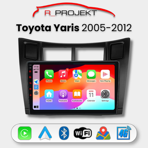 Pantalla Android Auto Carplay Toyota Yaris 2005-2012