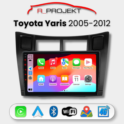 Pantalla Android Auto Carplay Toyota Yaris 2005-2012