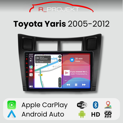 Autoradio Android Auto Carplay Toyota Yaris 2005-2012