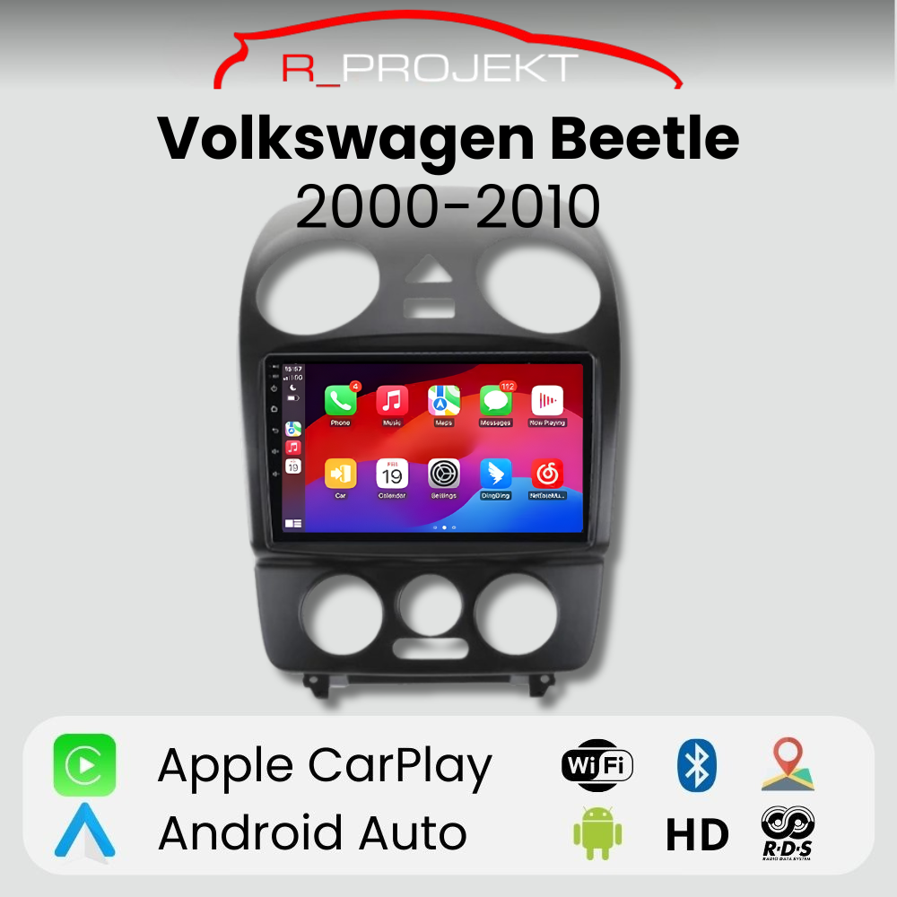 Android Auto Carplay Volkswagen Beetle 2000-2010 Head Unit