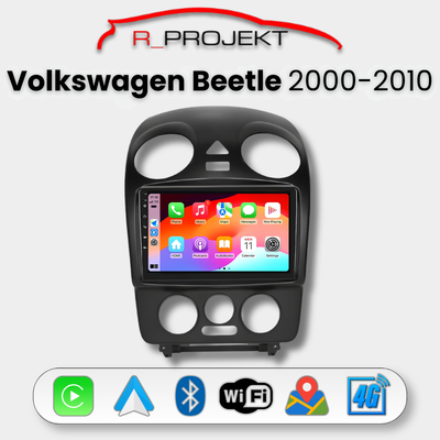 Pantalla Android Auto Carplay Volkswagen Beetle 2000-2010
