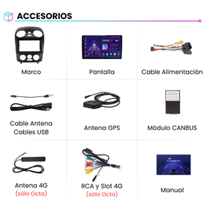 Android Auto Carplay Volkswagen Beetle 2000-2010 Head Unit