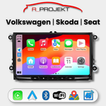 Pantalla Android Auto Carplay Volkswagen Golf 5 6 Passat B6 B7 Leon Eos Touran Sharan Tiguan Scirocco Octavia Fabia