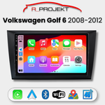 Autoradio Android Auto Carplay Volkswagen Golf 6 2008-2012