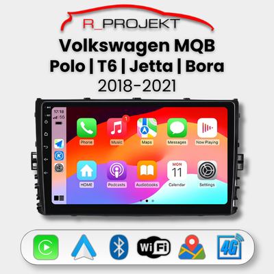 Pantalla Android Auto Carplay Volkswagen MQB Polo T6 Bora Jetta 2018-2021