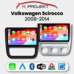 Autoradio Android Auto Carplay Volkswagen Scirocco 2008-2014