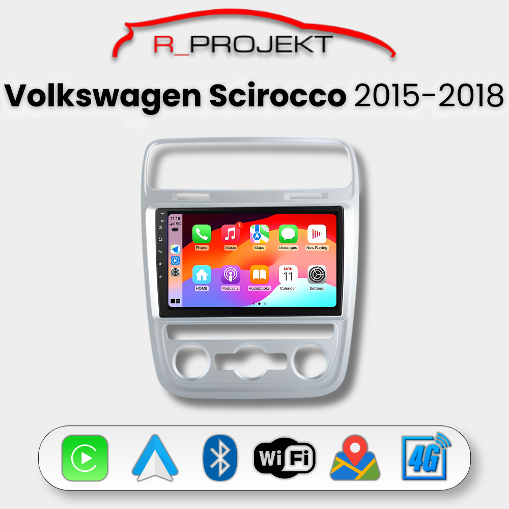 Android Auto Carplay Autoradio Volkswagen Scirocco 2015-
