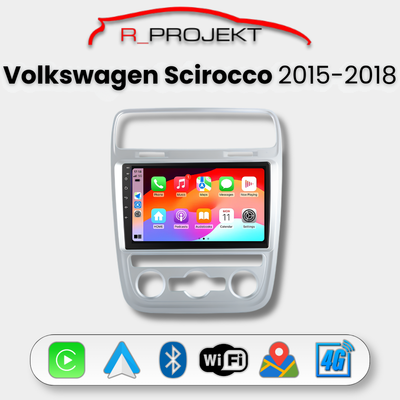 Pantalla Android Auto Carplay Volkswagen Scirocco 2015-