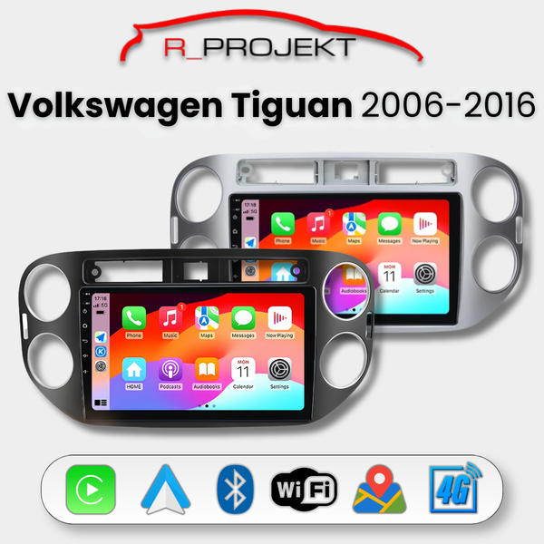 Pantalla Android Auto Carplay Volkswagen Tiguan 2006-2016