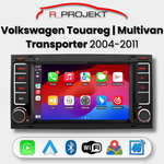 Autoradio Android Auto Carplay Volkswagen Touareg Multivan Transporter i20 2004-2011
